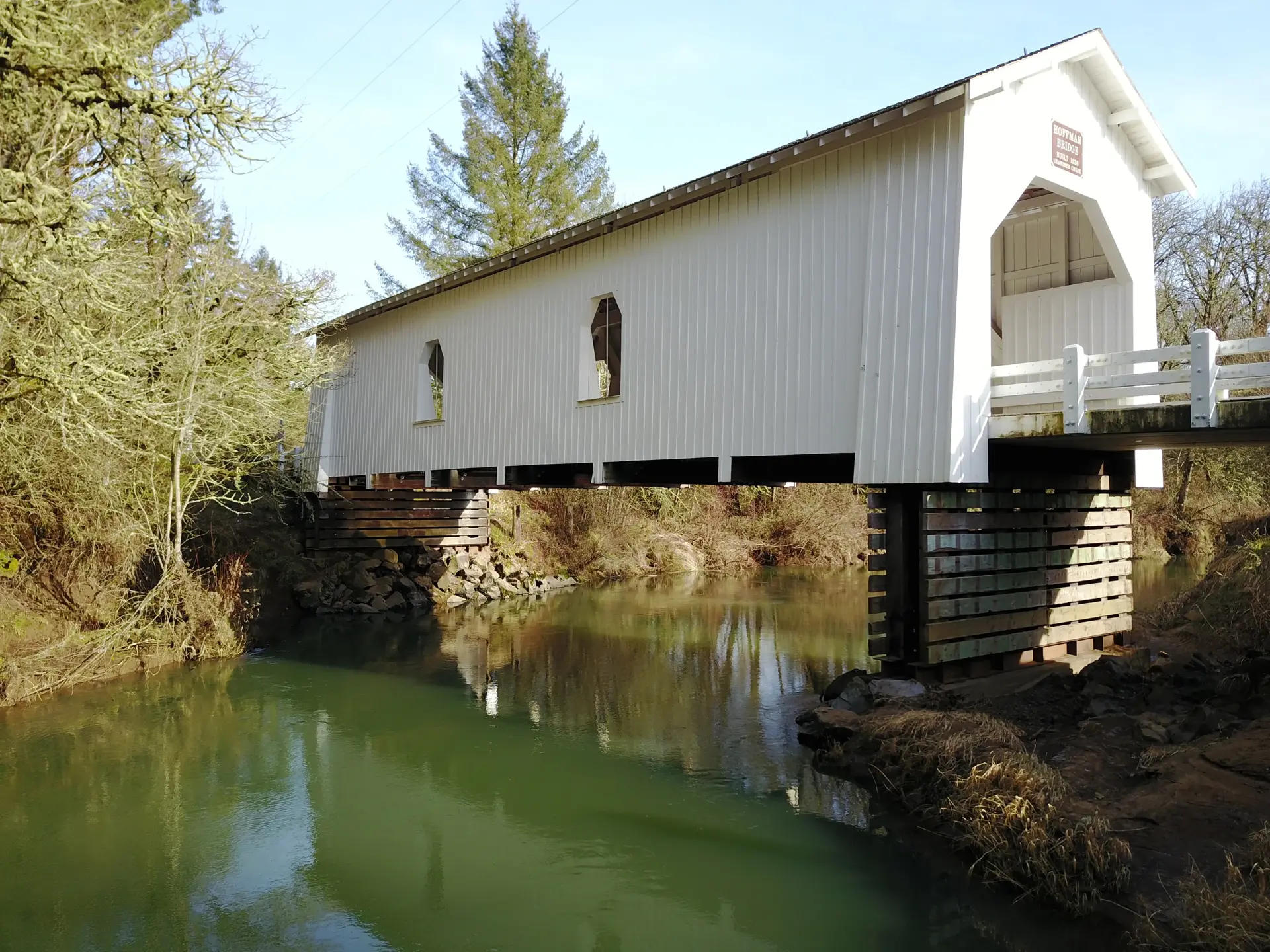 Oregon covered bridge