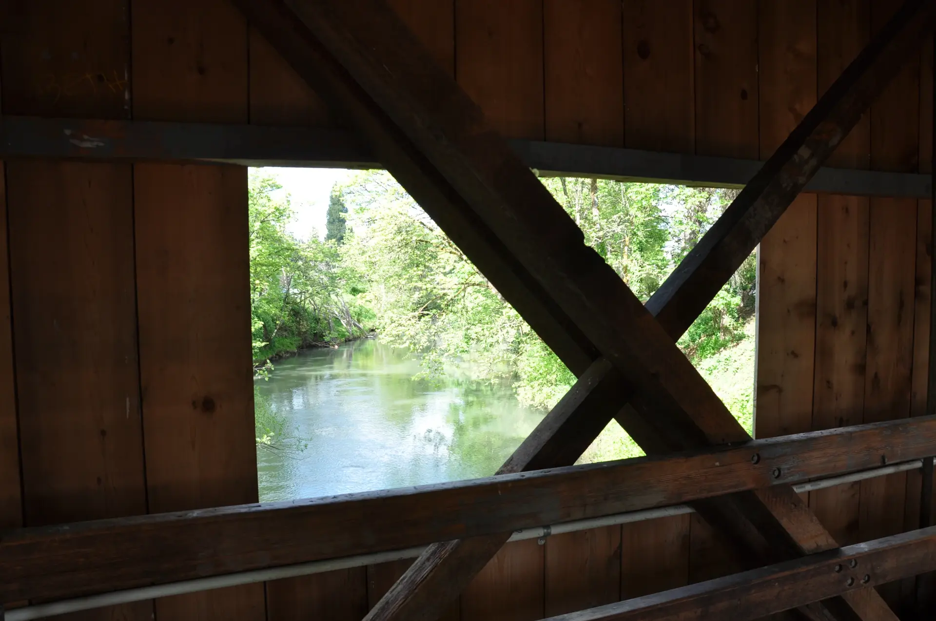 Centennial Bridge — downstream perspective