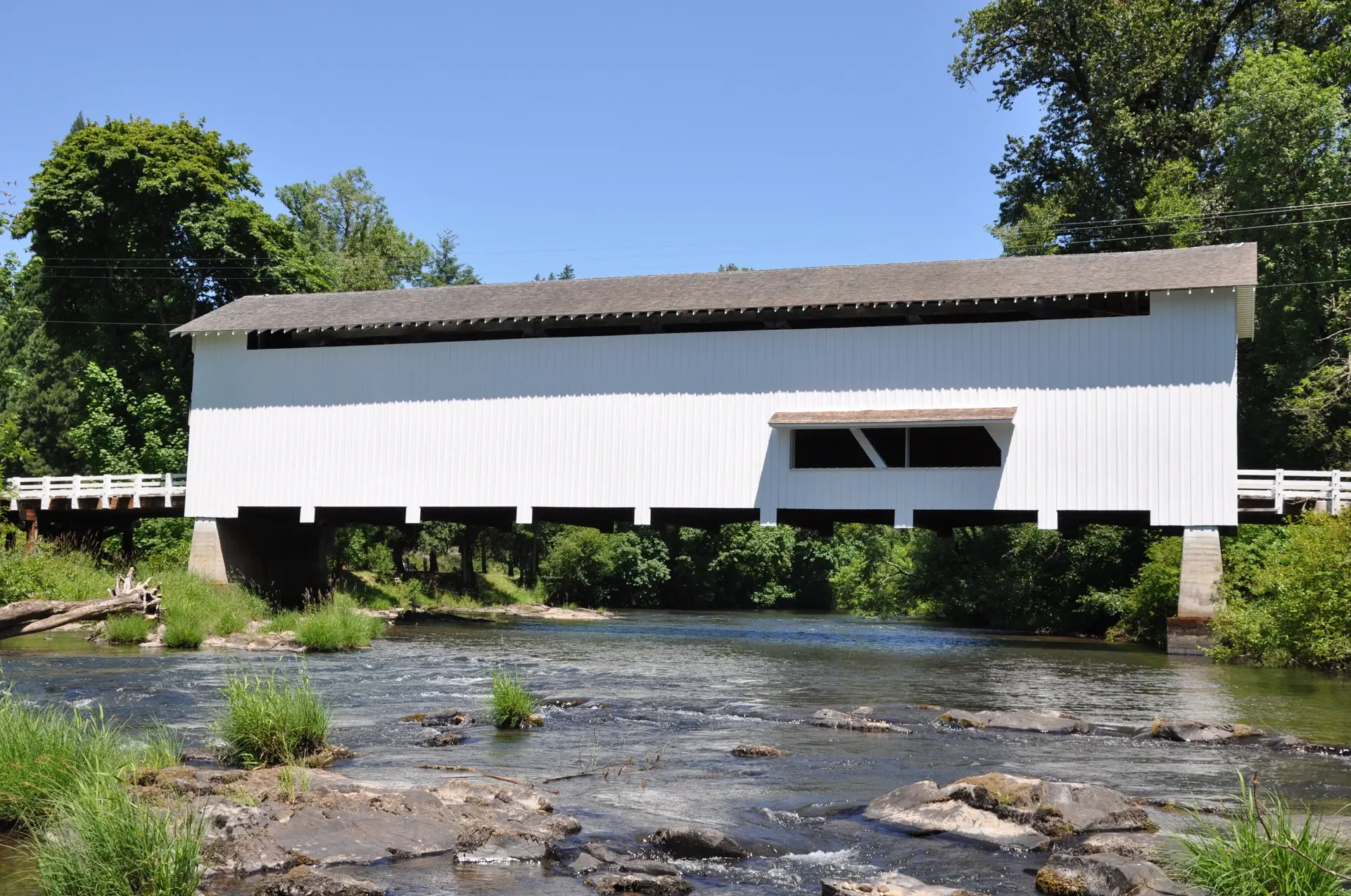 Pengra Bridge — side elevation