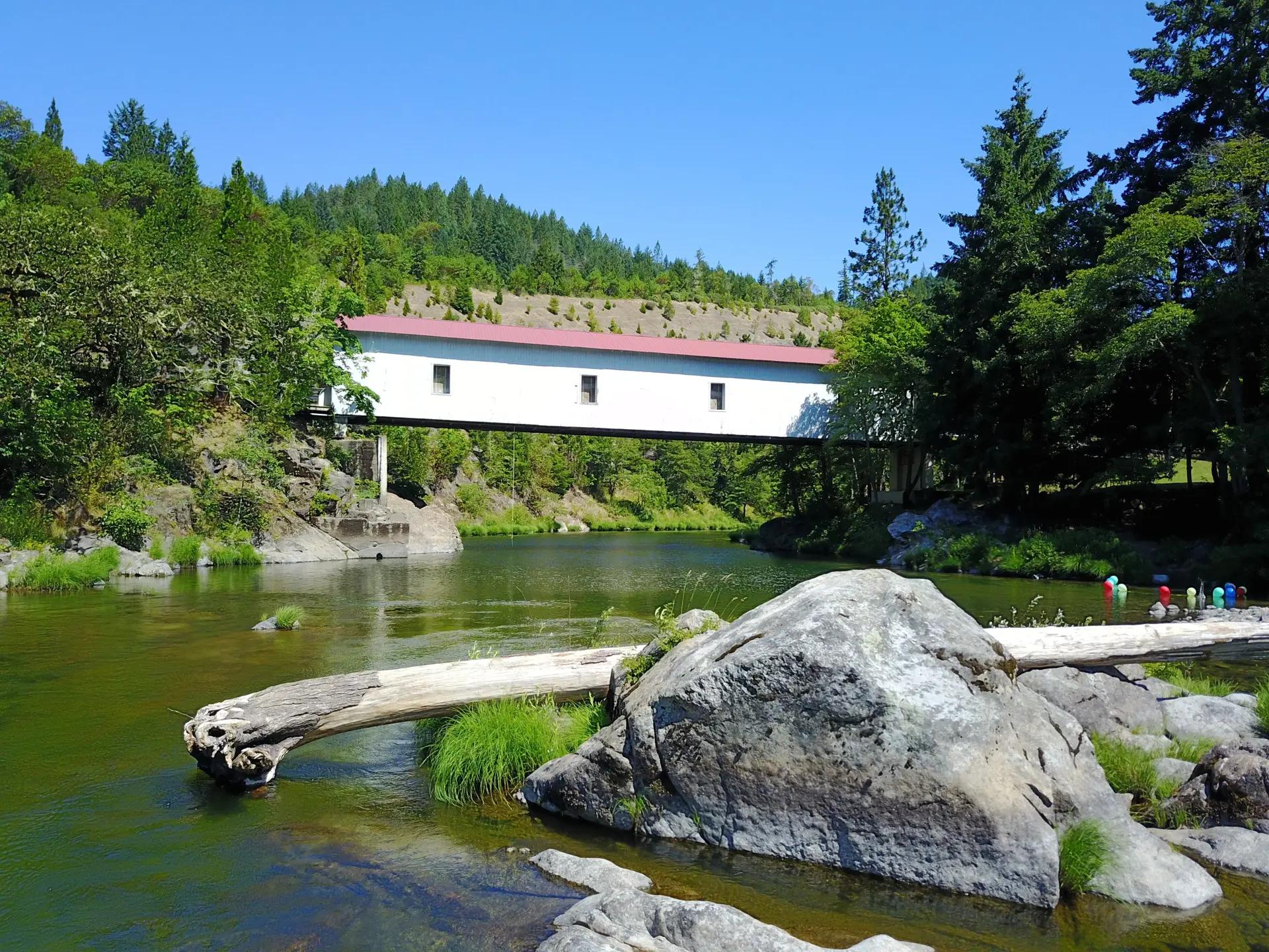 Milo Academy Bridge — aerial approach