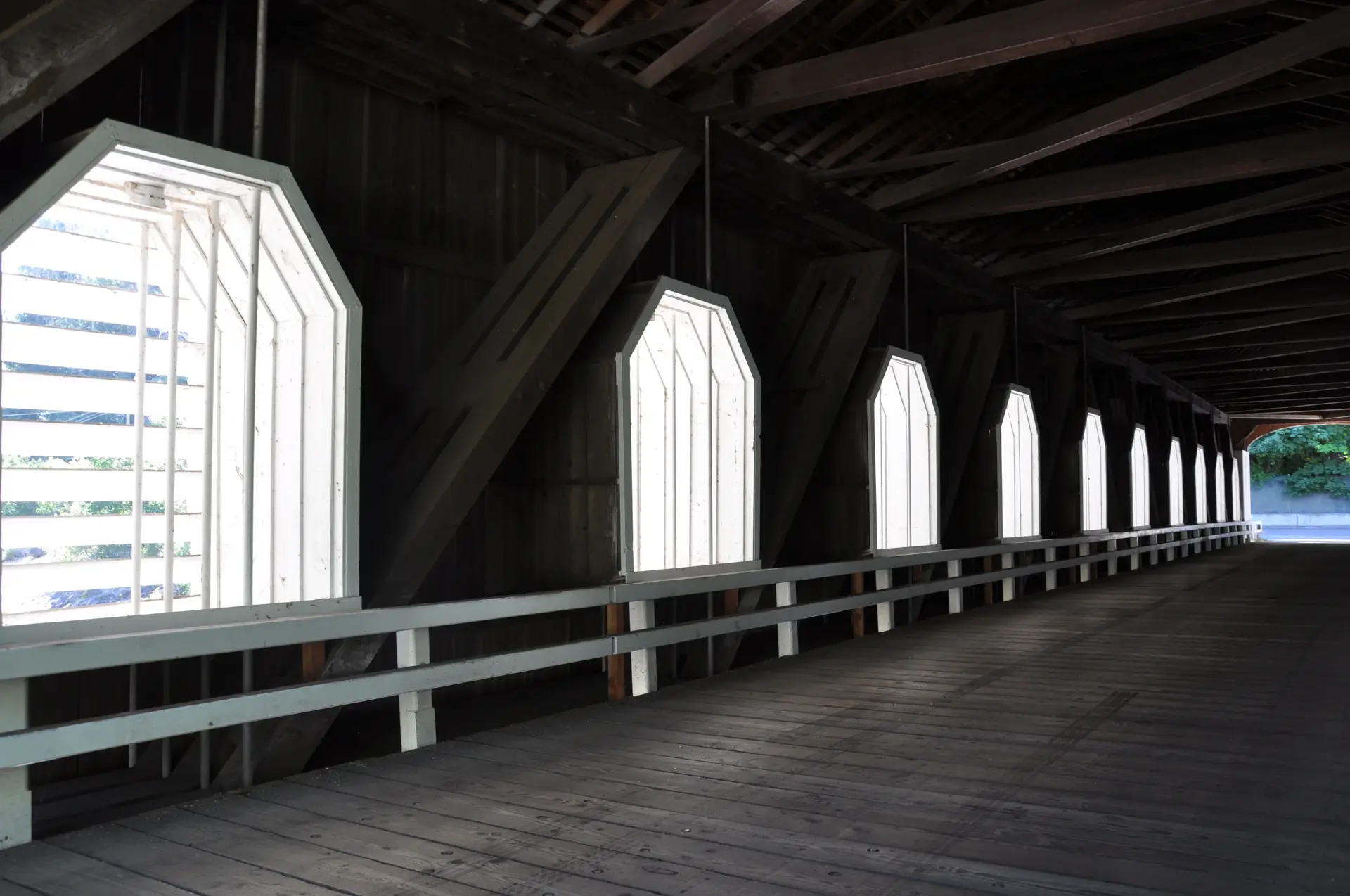 Goodpasture Bridge — side elevation