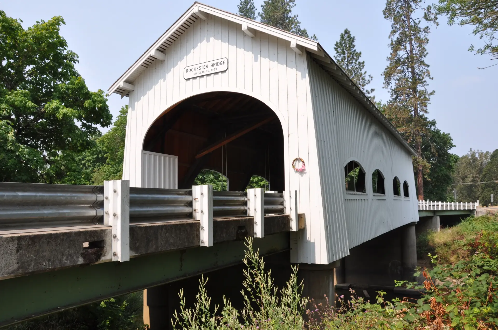 Rochester Bridge — three-quarter view