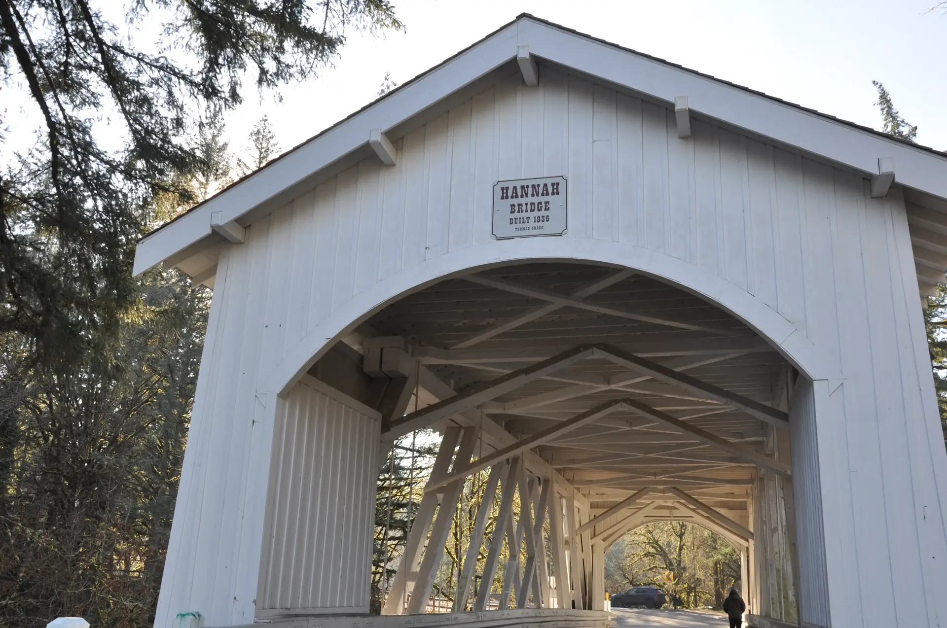 Hannah Bridge — creek view