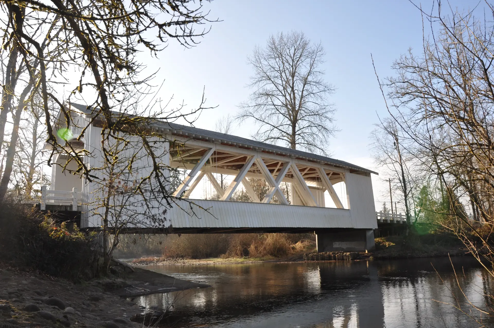 Larwood Bridge — interior view