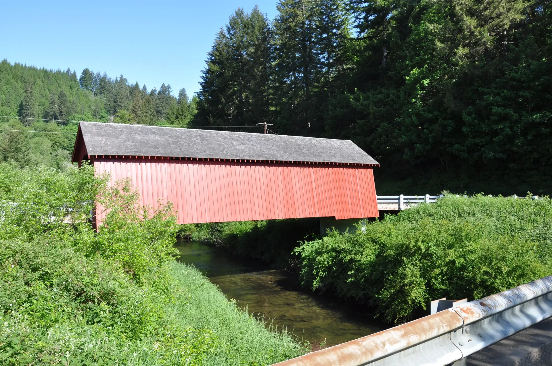 Fisher Bridge — portal entrance