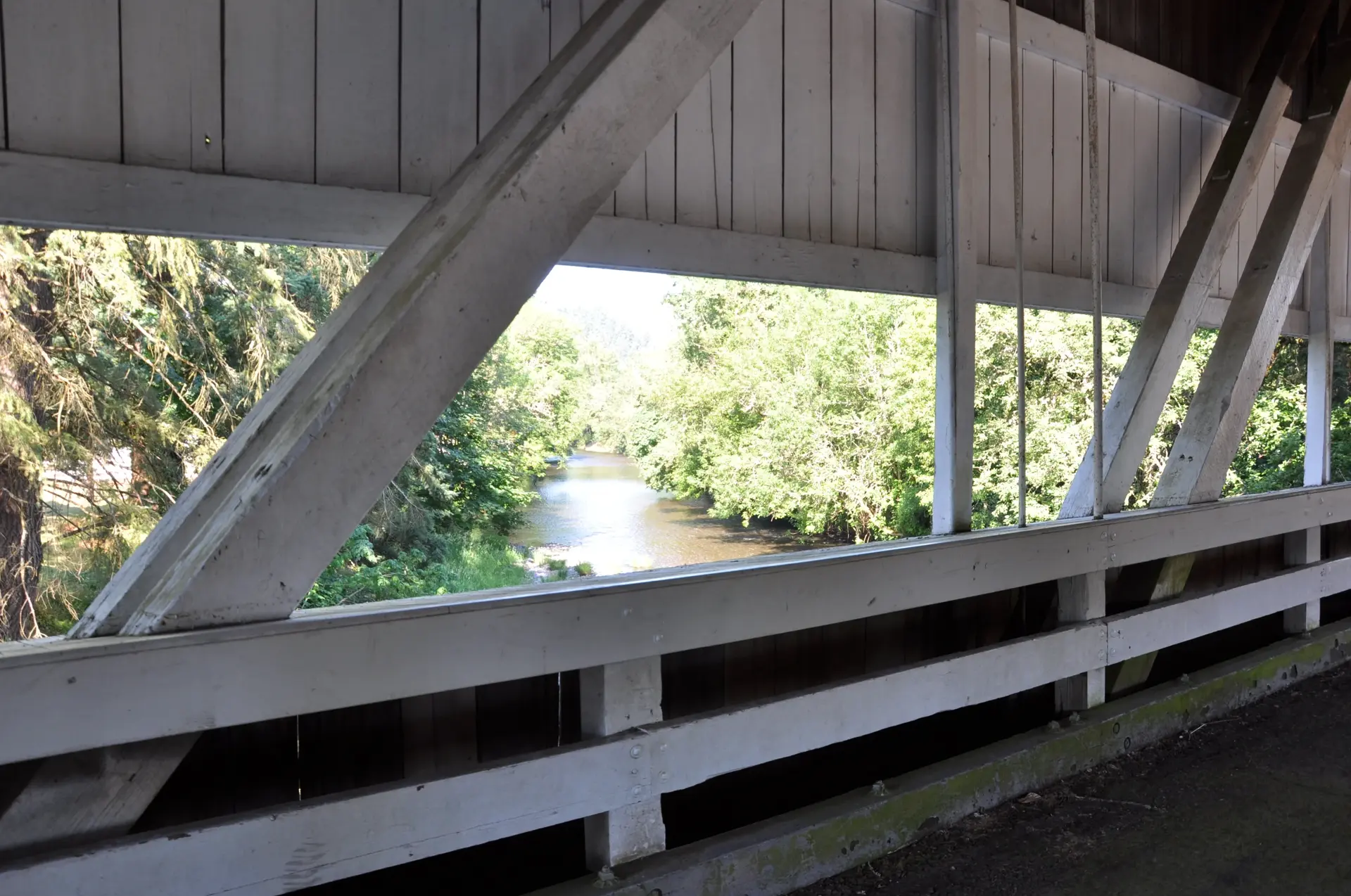 Crawfordsville Bridge — side elevation
