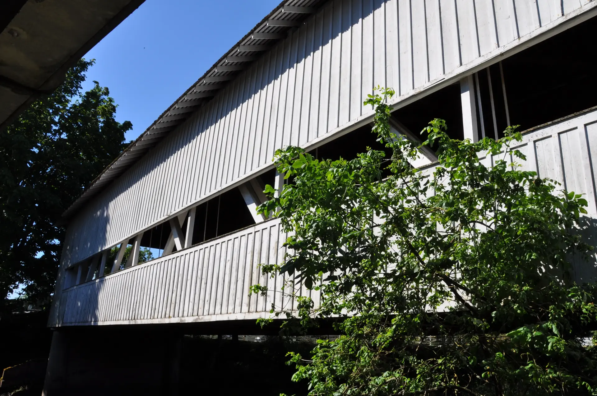 Crawfordsville Bridge — river view