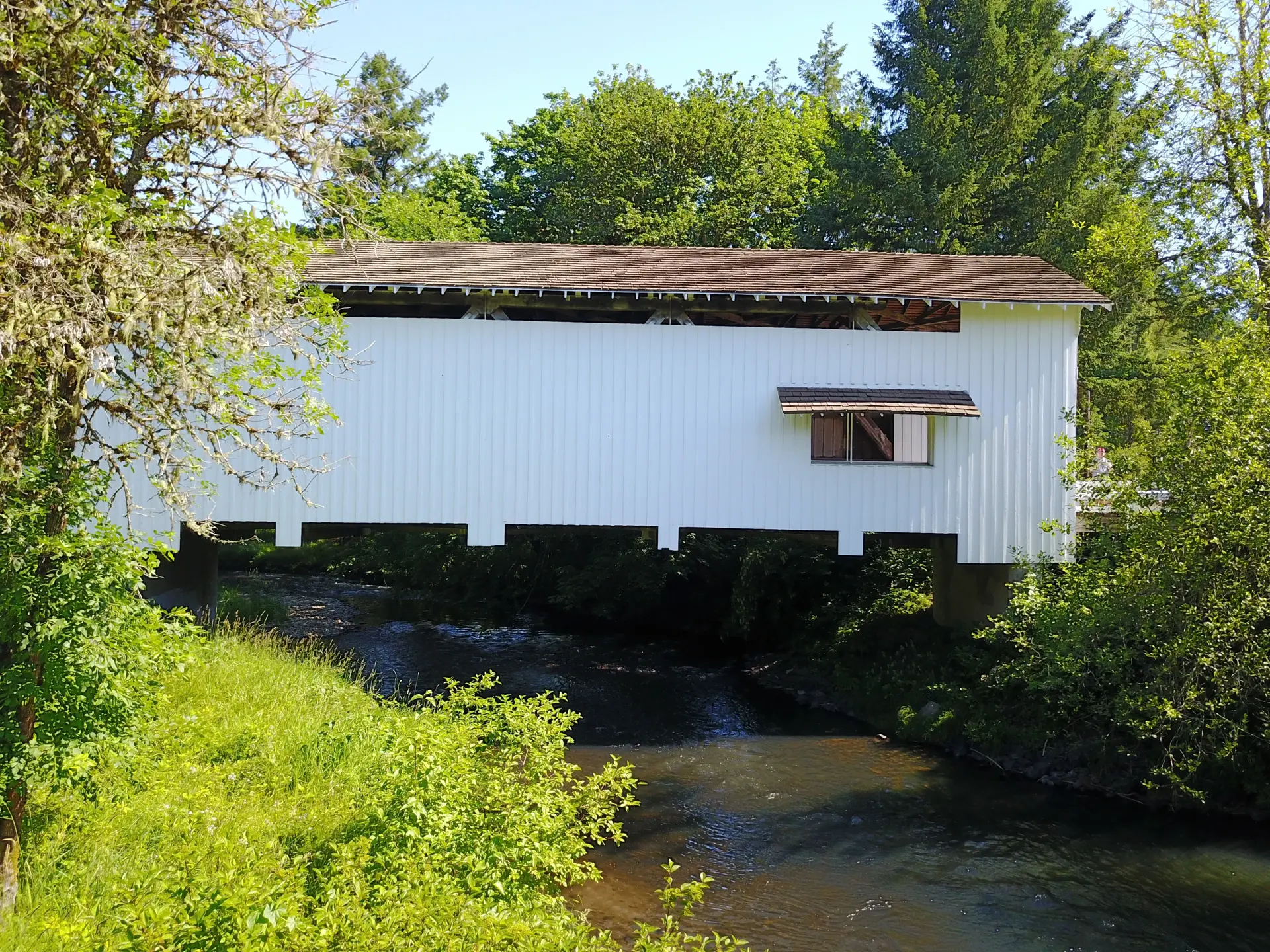 Earnest Bridge — aerial view