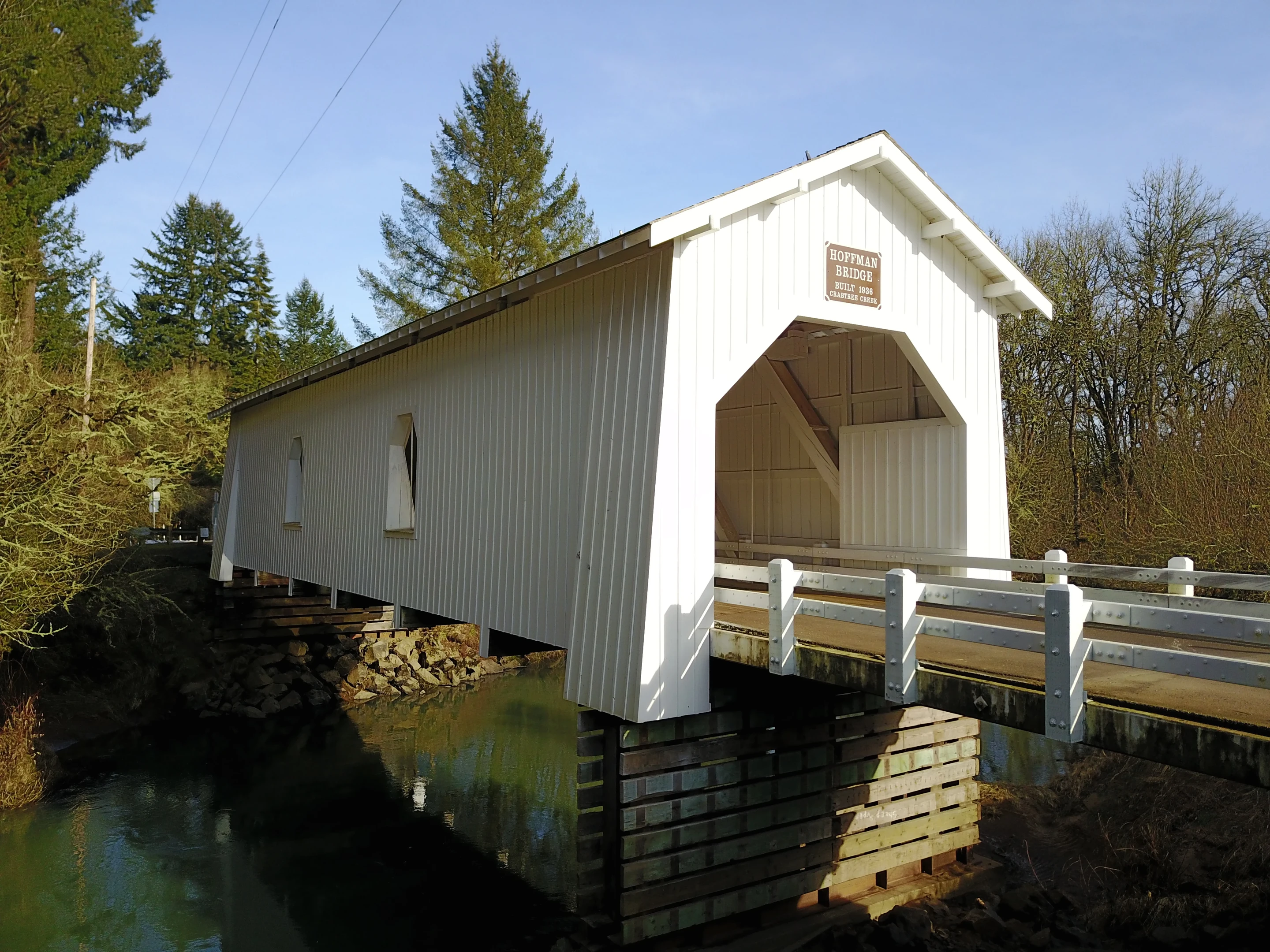 Hoffman Bridge — from above