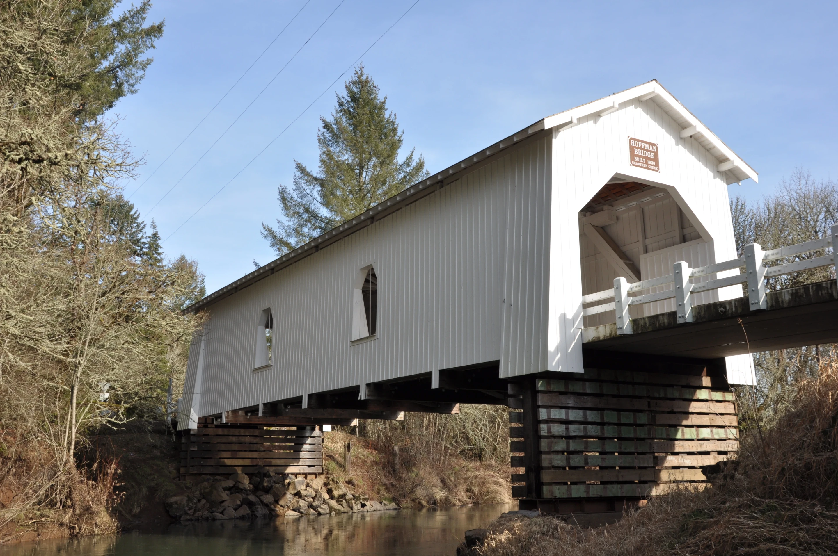 Hoffman Bridge — downstream view