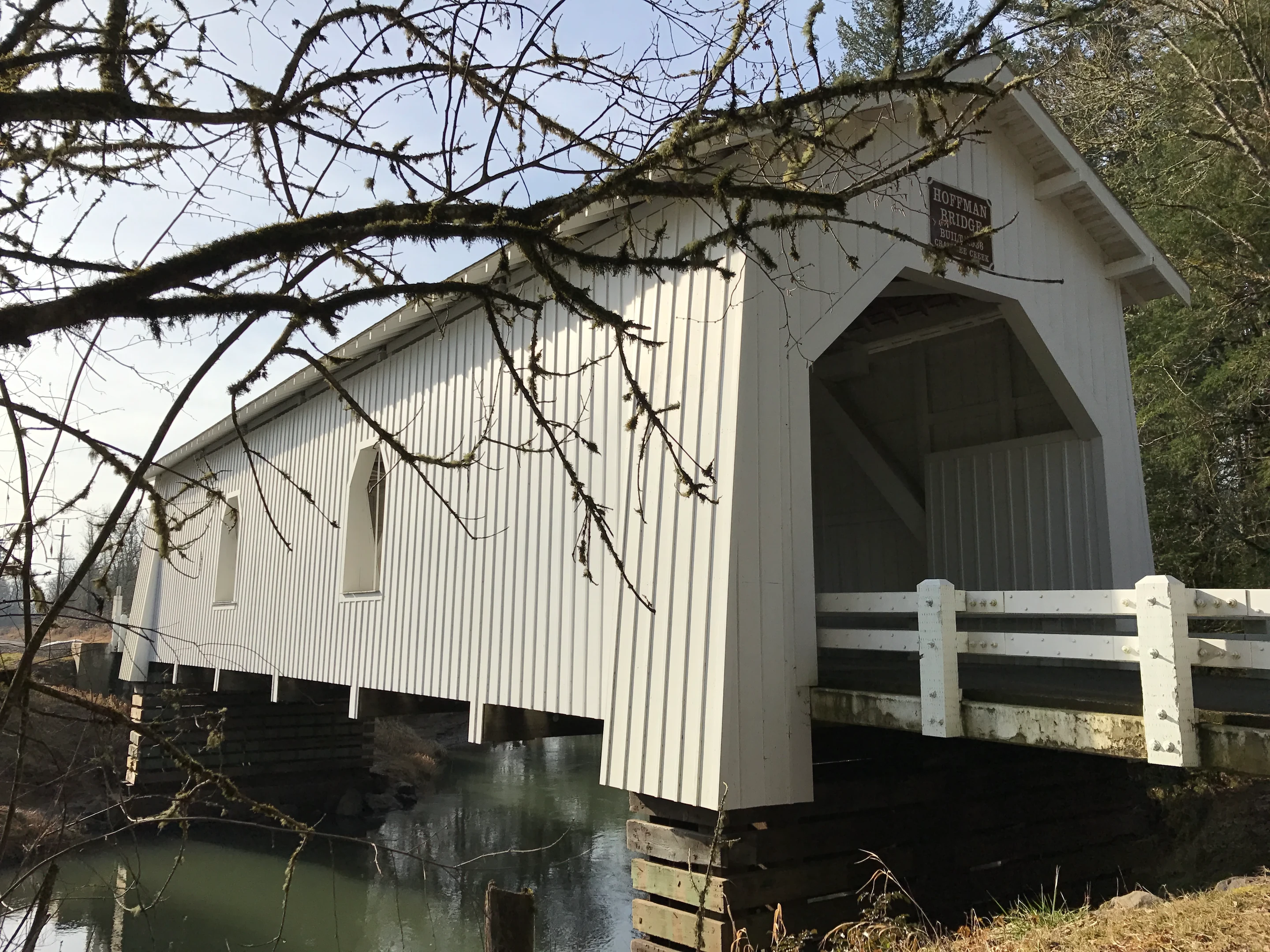Hoffman Bridge — three-quarter view