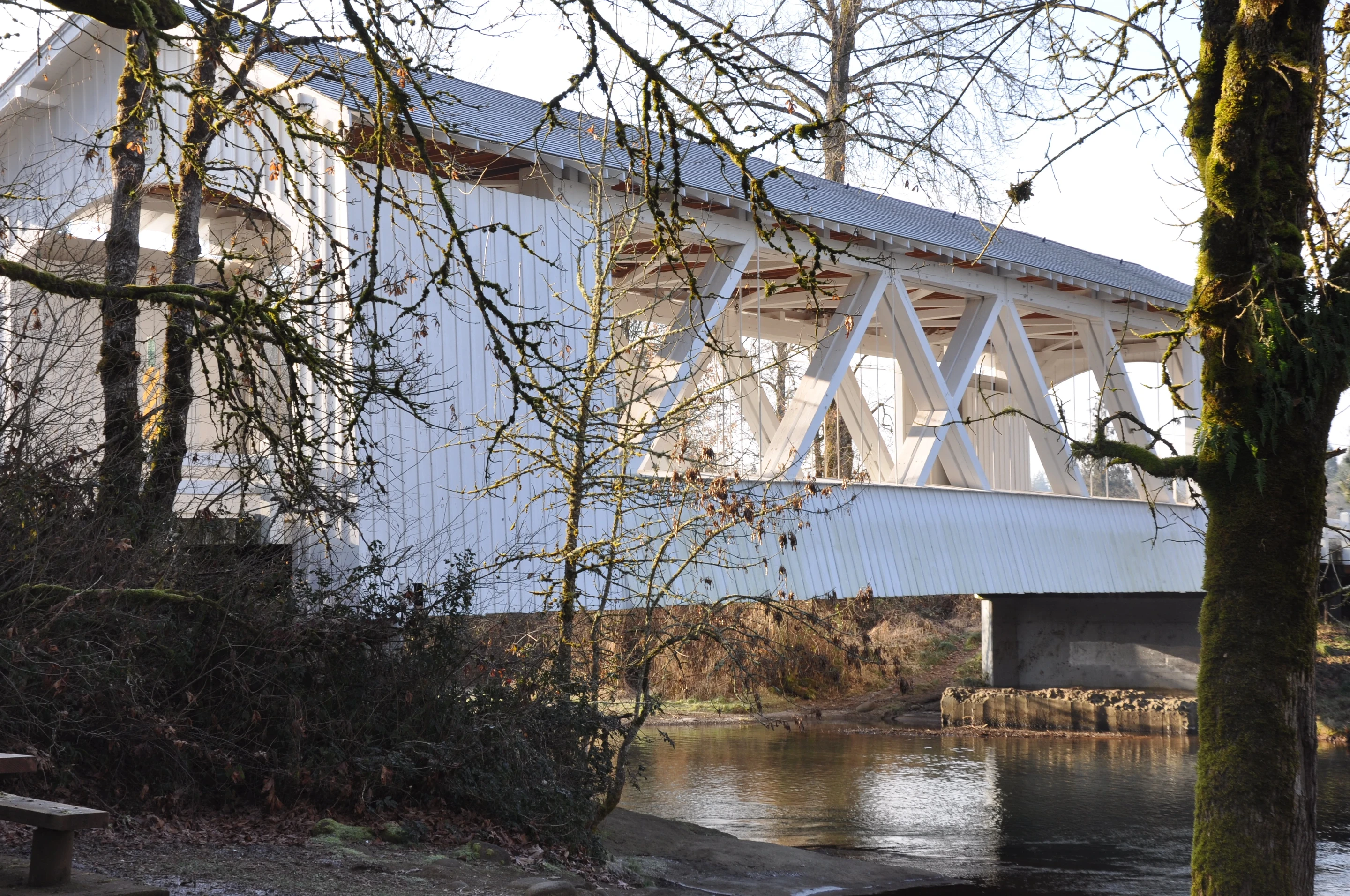 Larwood Bridge — side elevation