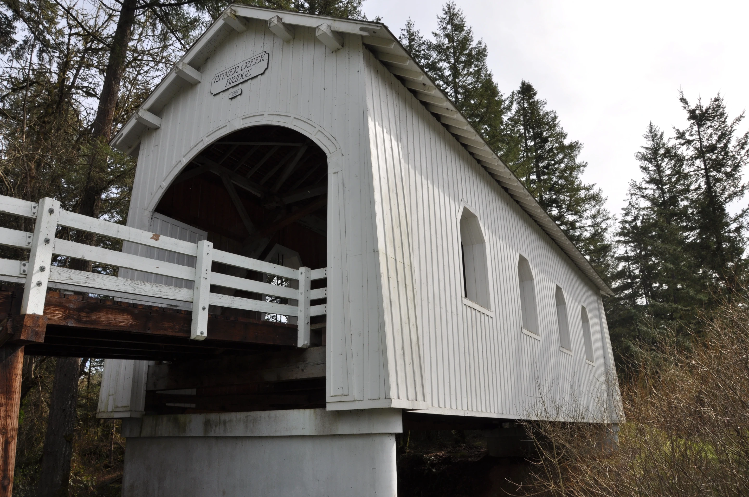 Ritner Creek Bridge — side elevation