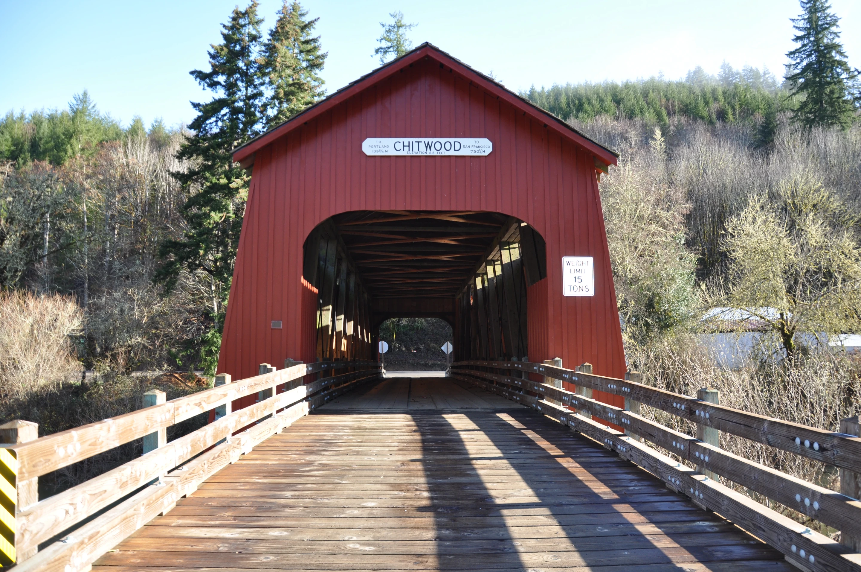 Chitwood Bridge — creek view