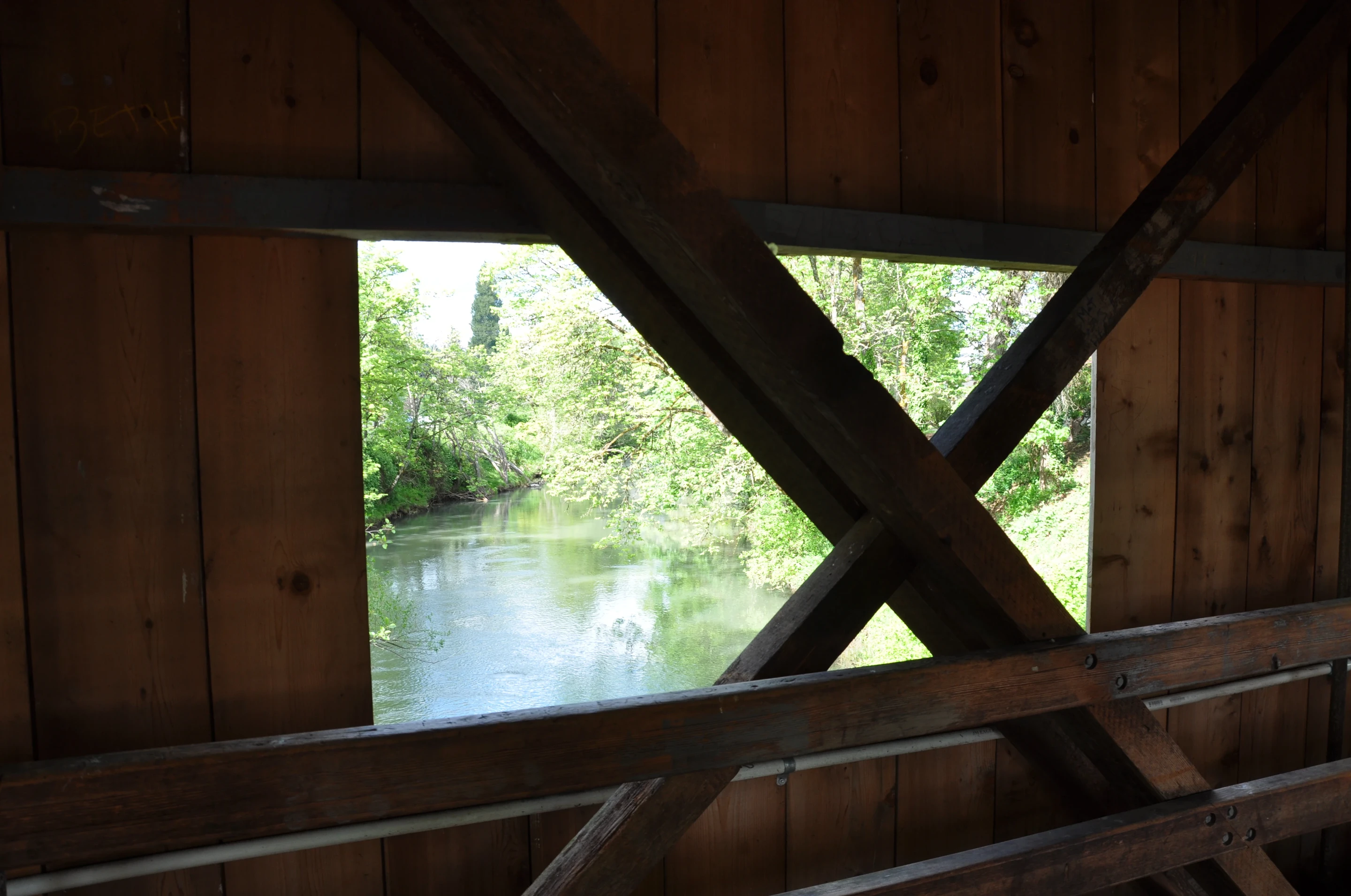 Centennial Bridge — downstream perspective