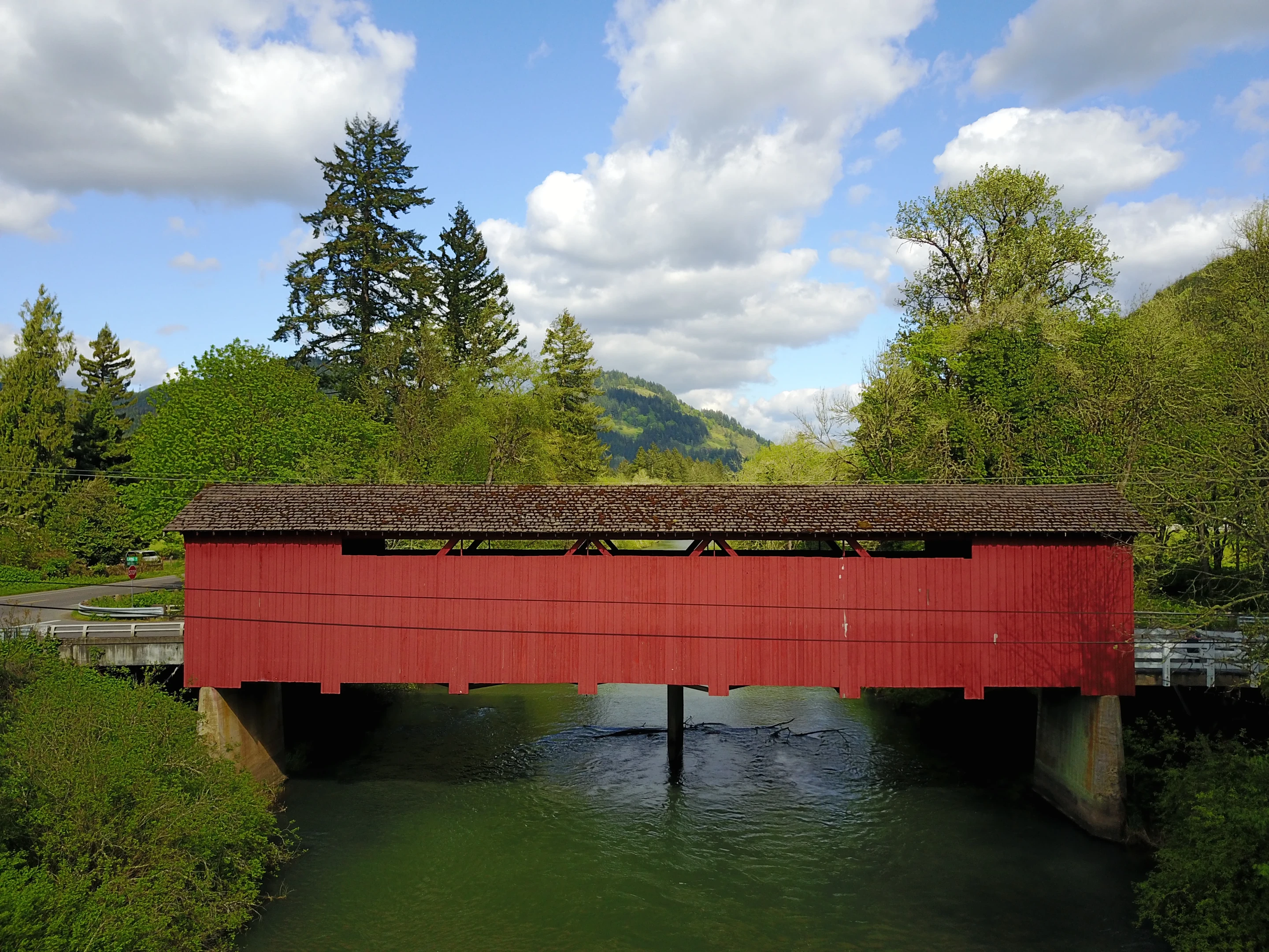 Currin Bridge — river panorama