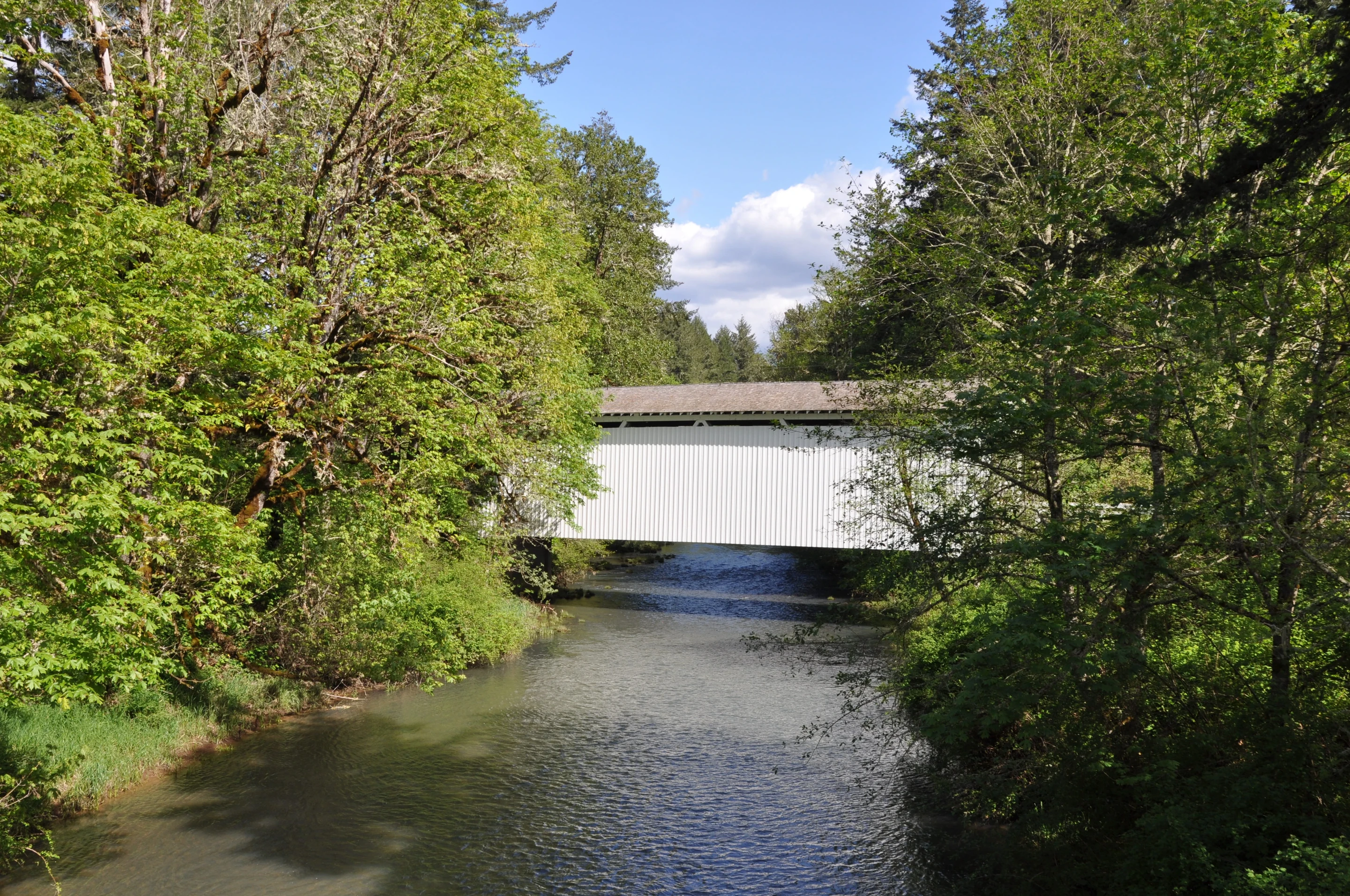 Mosby Creek Bridge — portal entrance