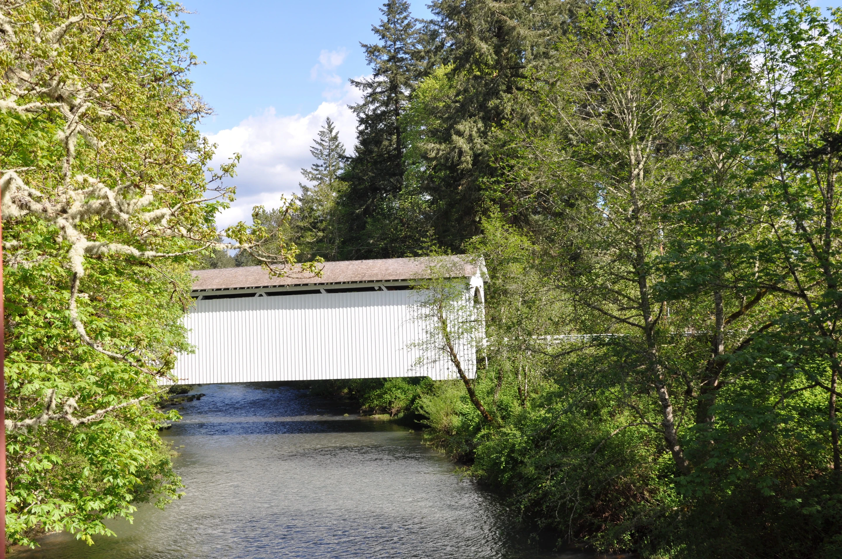 Mosby Creek Bridge — interior view