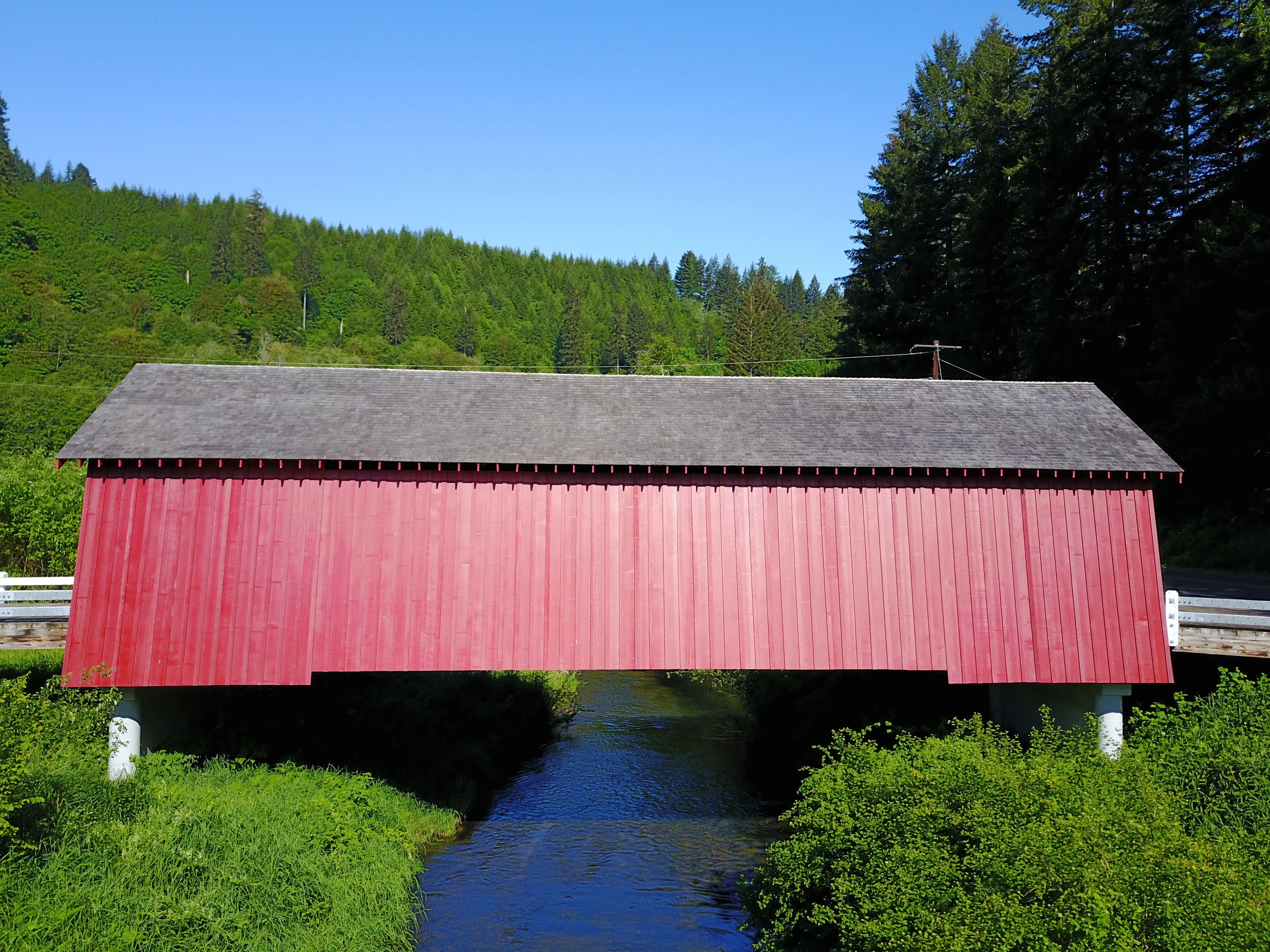Fisher Bridge — aerial view