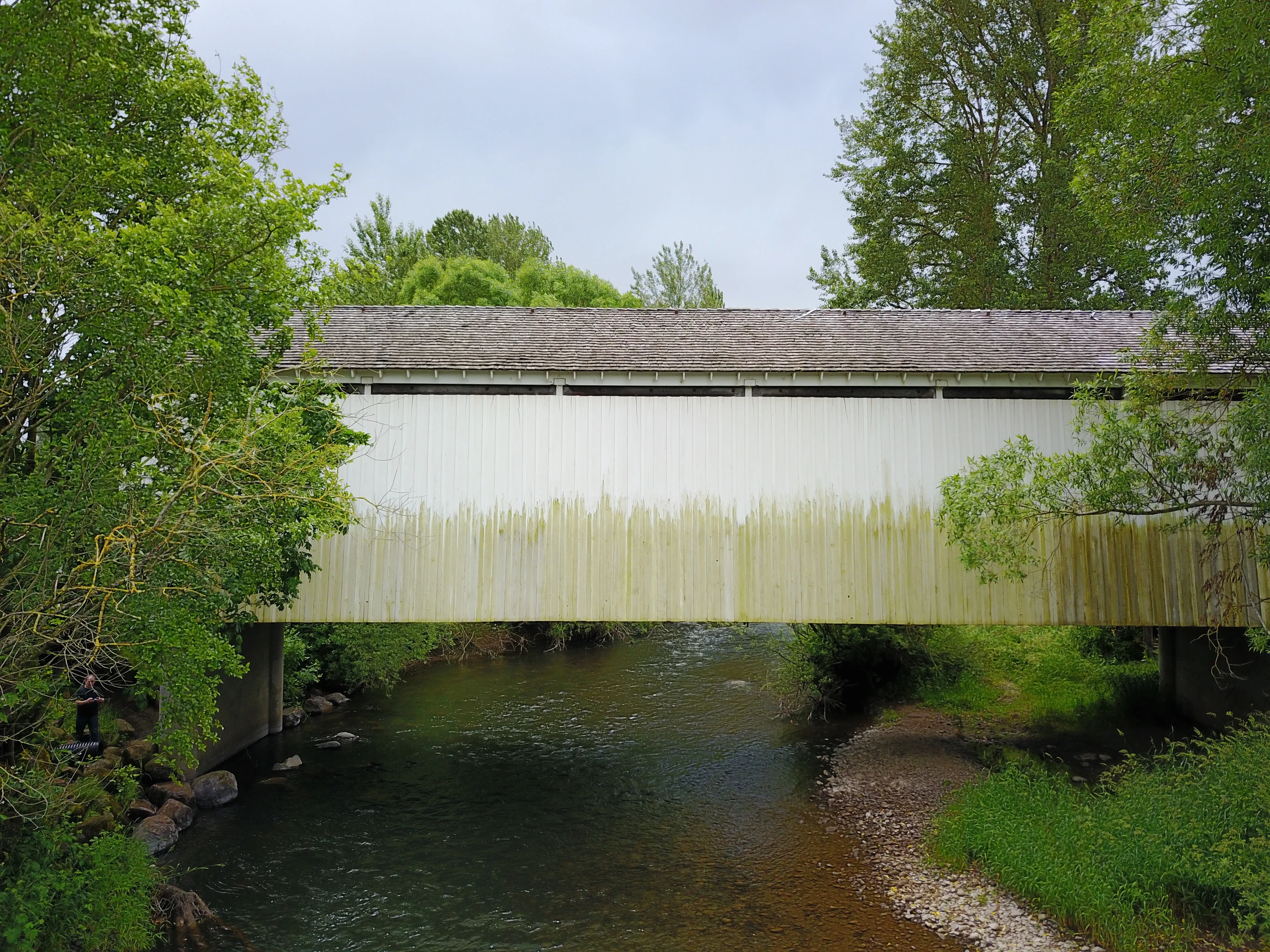 Gallon House Bridge — aerial view