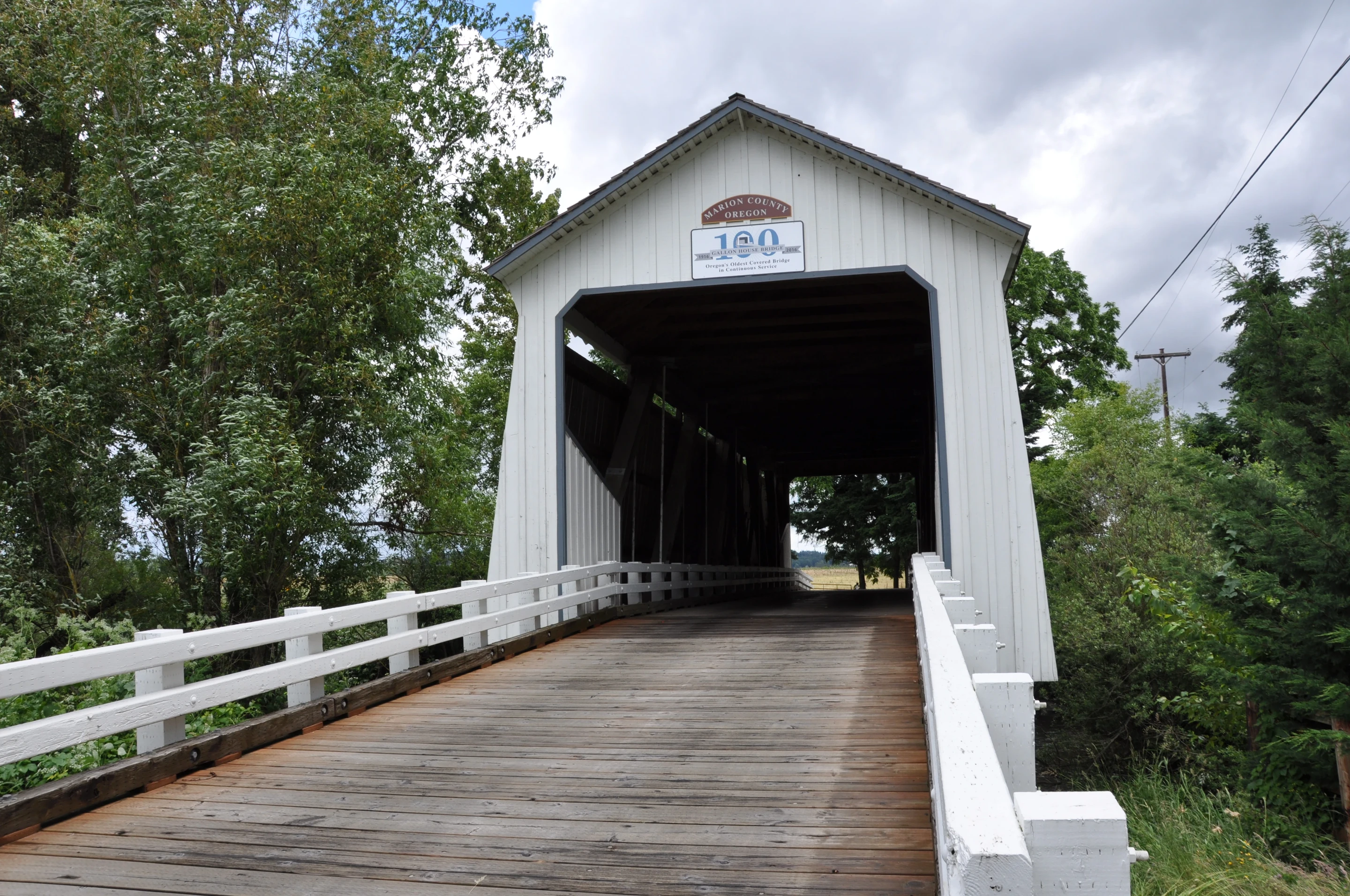 Gallon House Bridge — downstream view