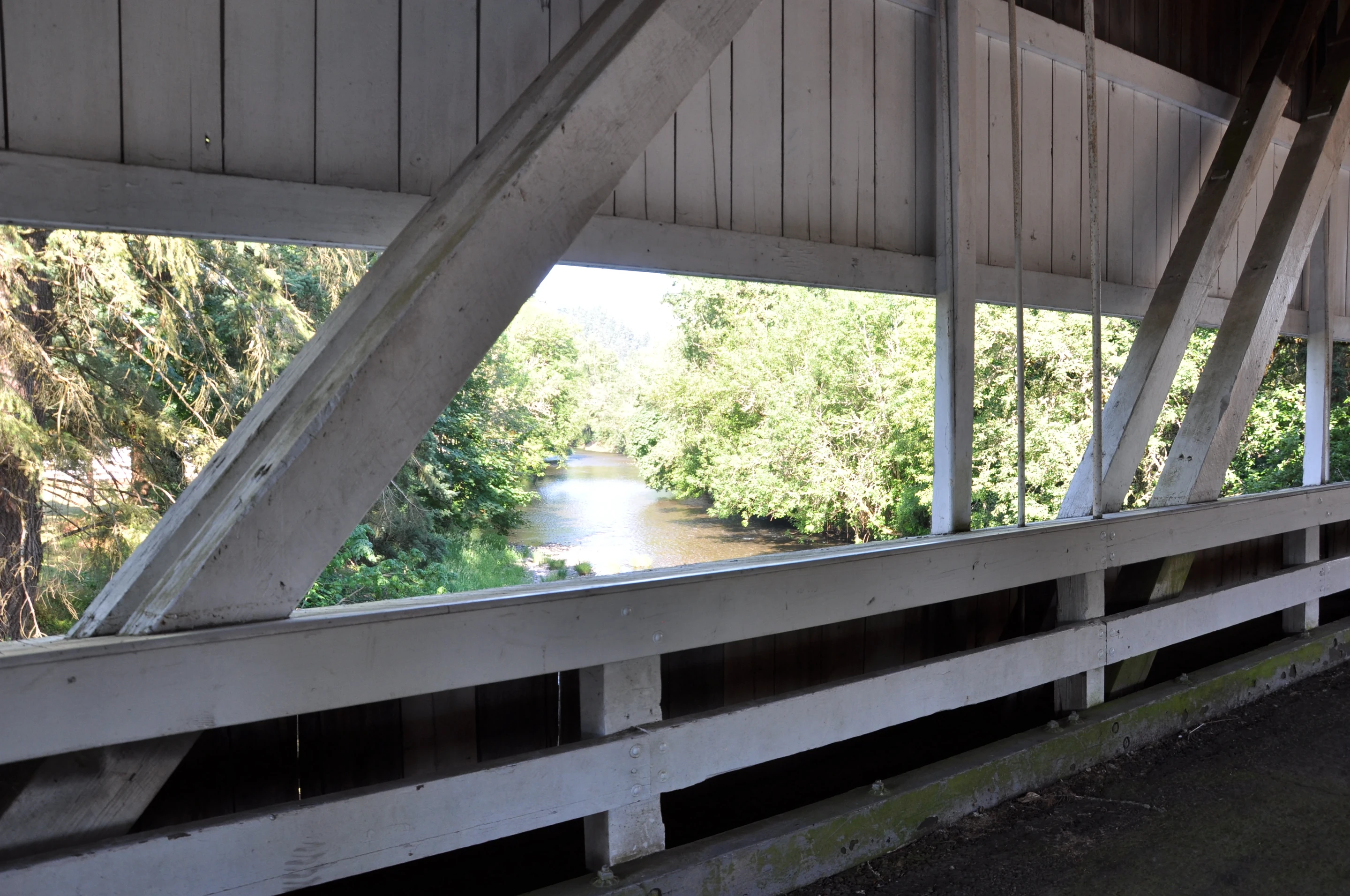 Crawfordsville Bridge — side elevation