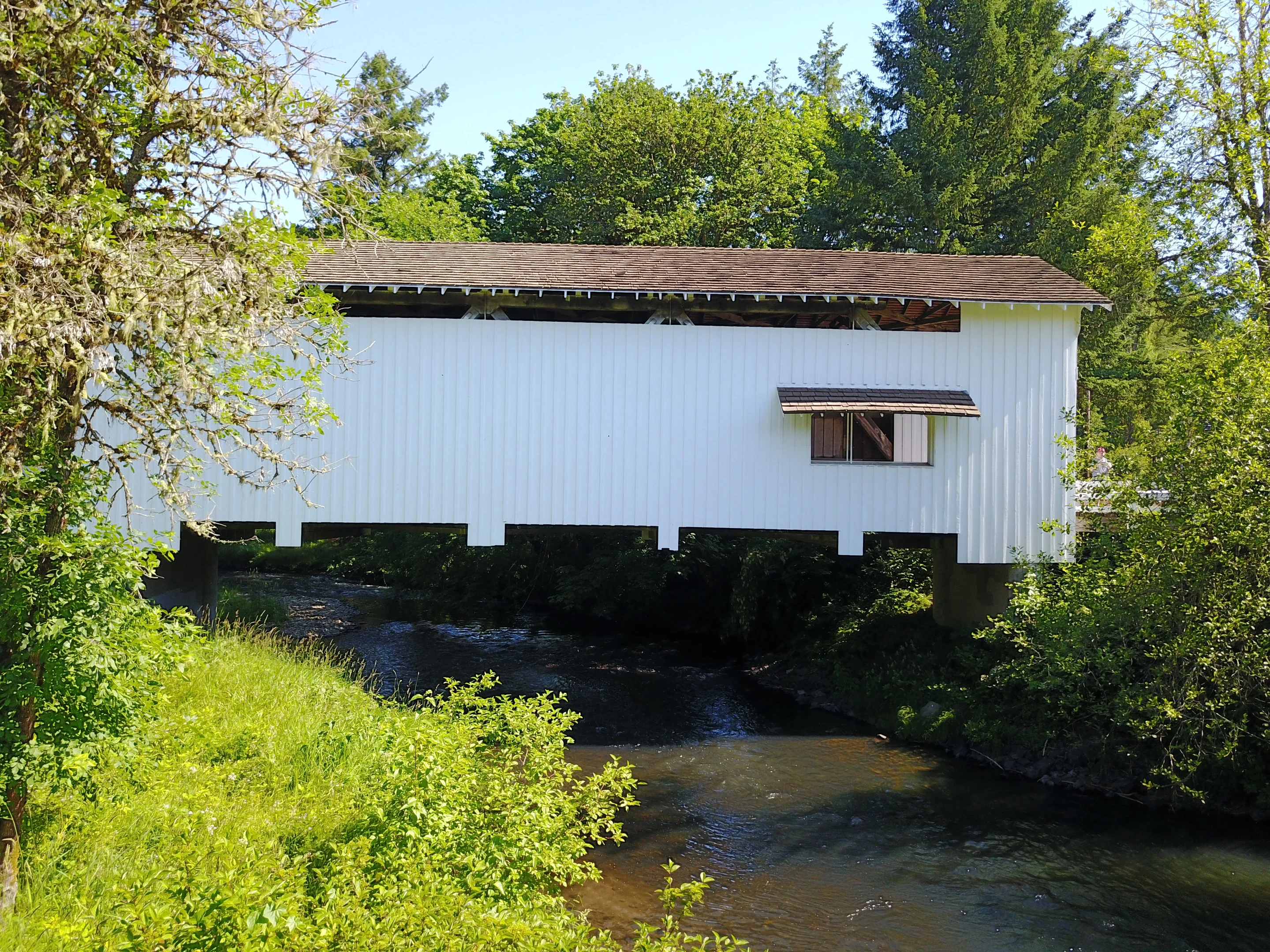 Earnest Bridge — aerial view