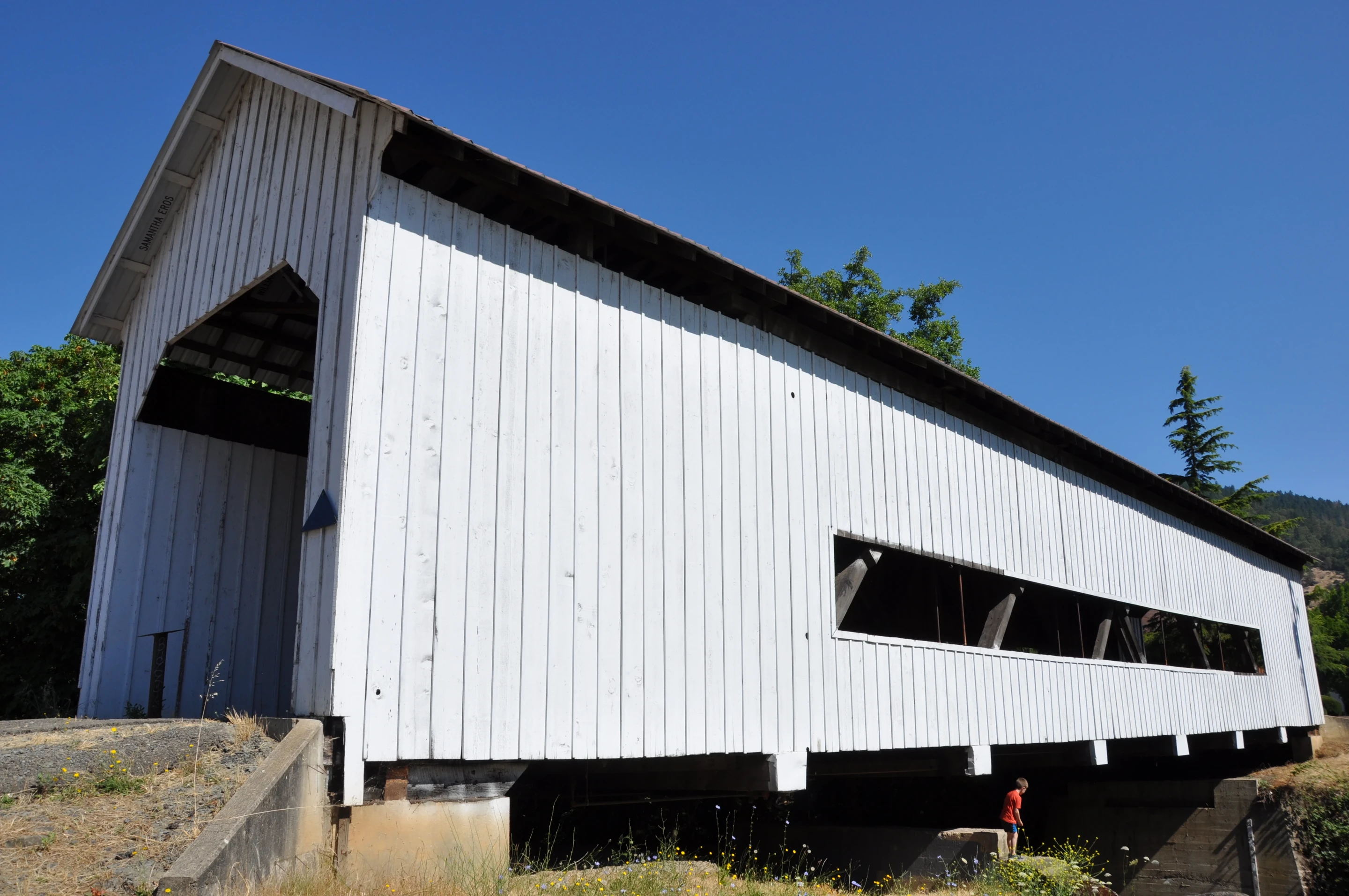 Horse Creek Bridge — side elevation