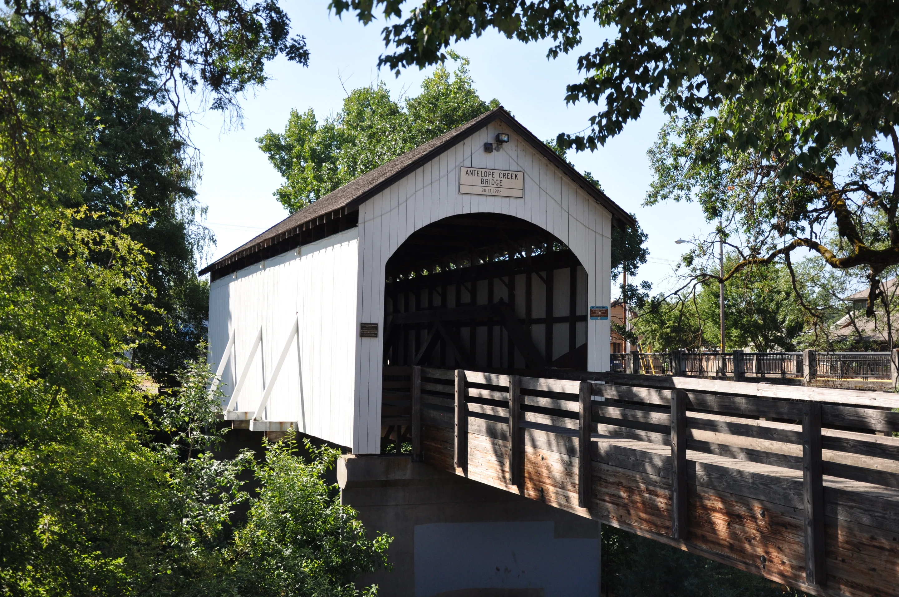 Antelope Creek Bridge — side elevation