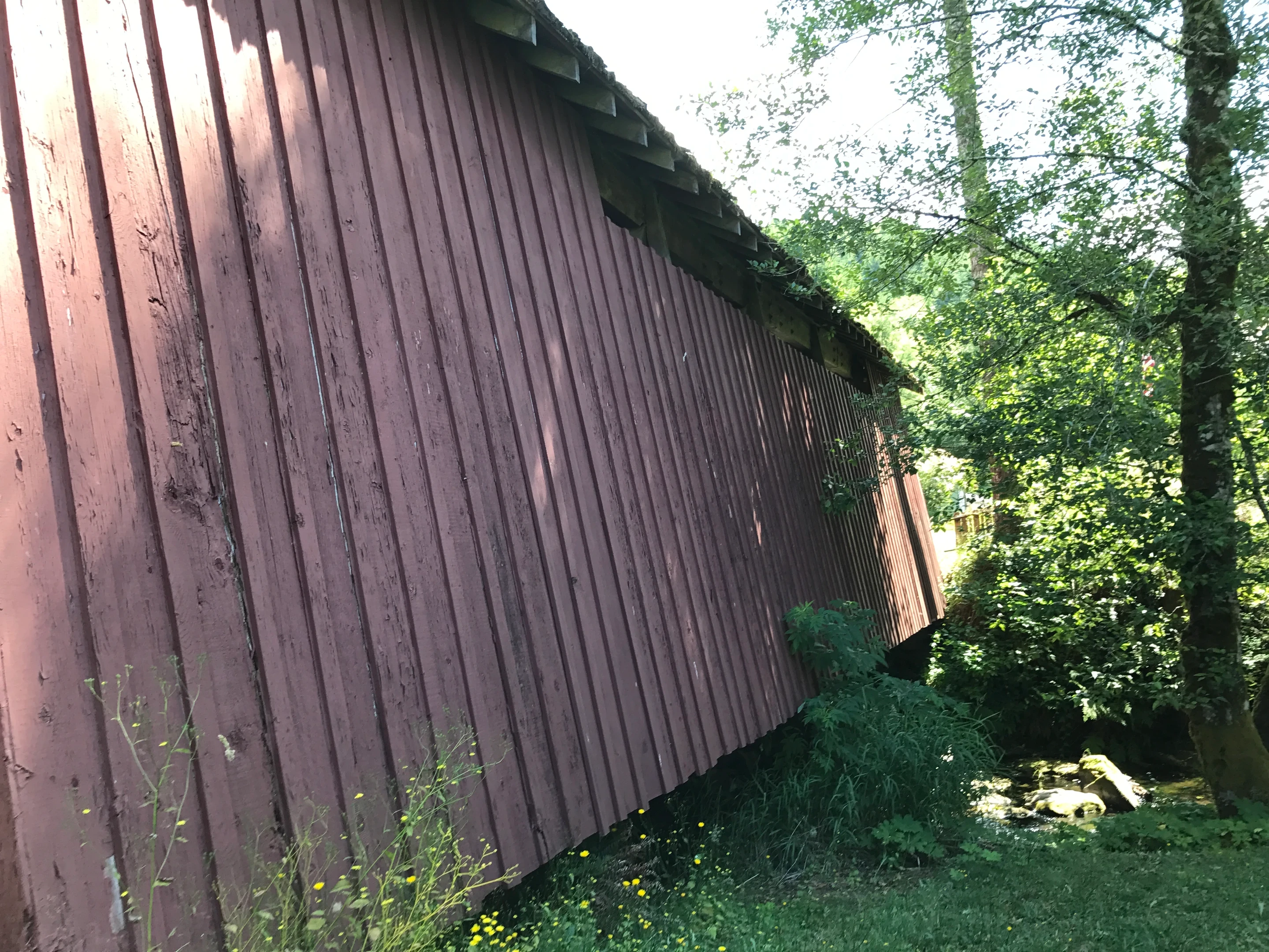 Drift Creek Bridge — three-quarter view