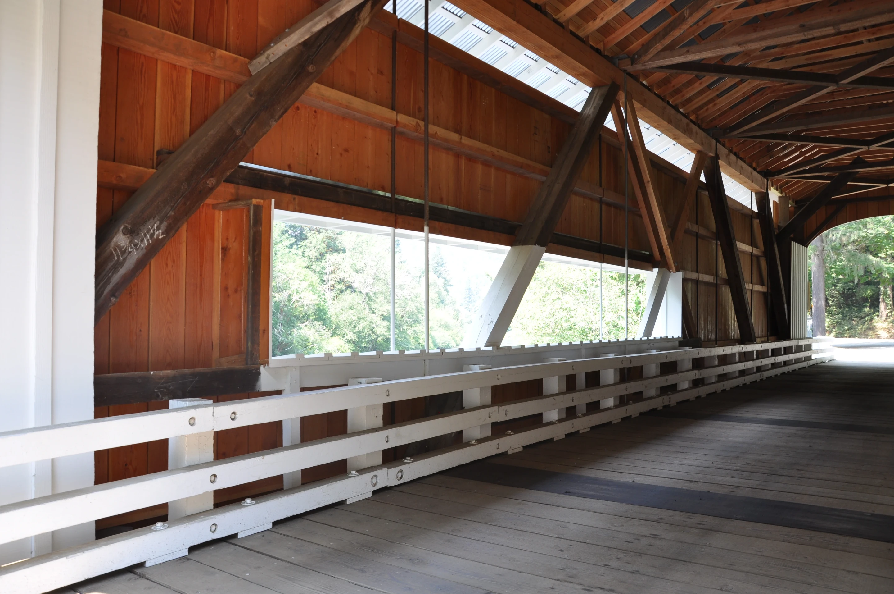 Wildcat Creek Bridge — portal entrance