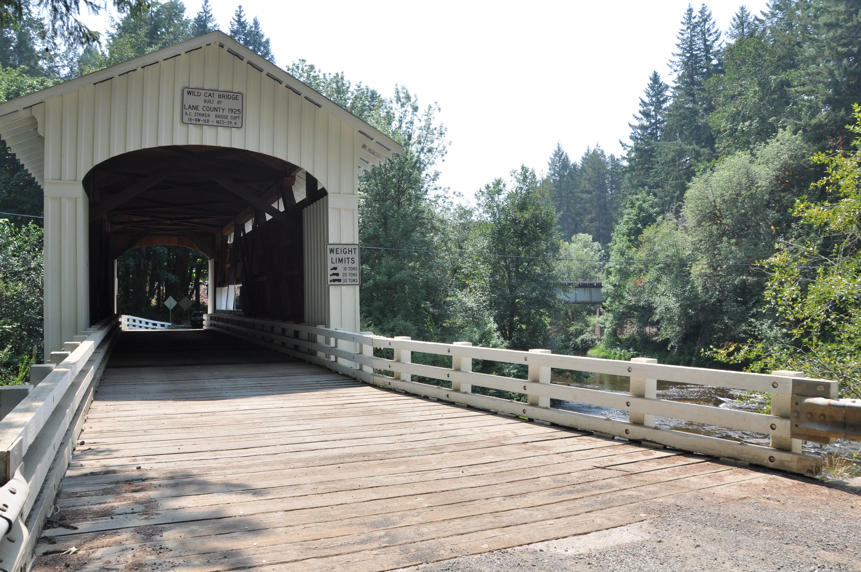 Wildcat Creek Bridge — creek view