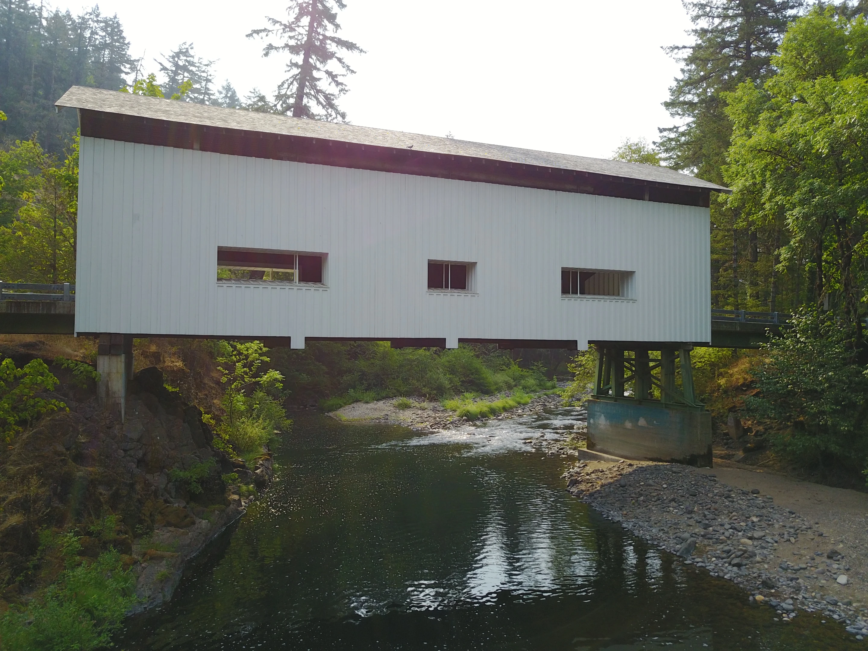 Cavitt Creek Bridge — aerial view