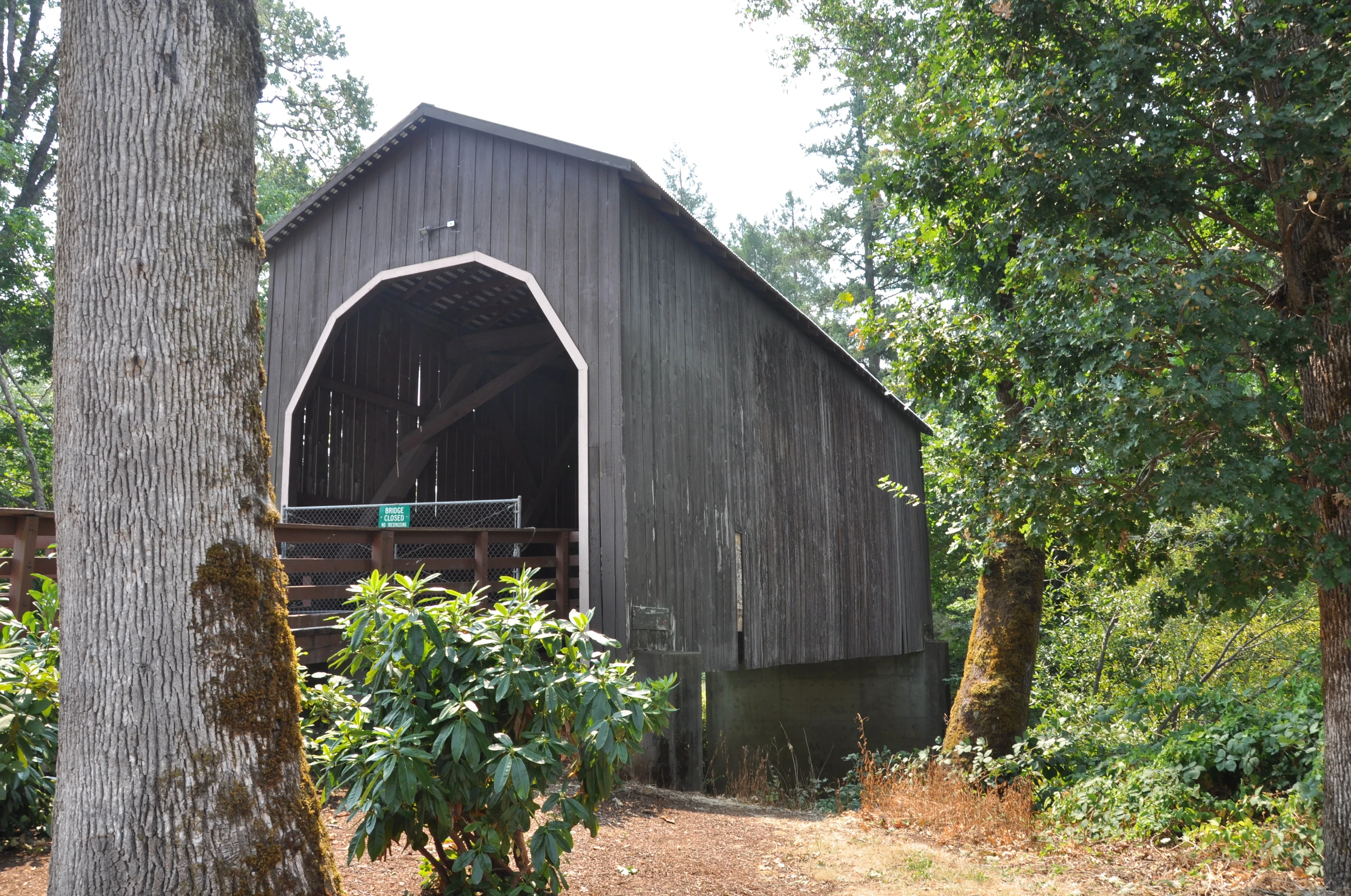 Pass Creek Bridge — side elevation