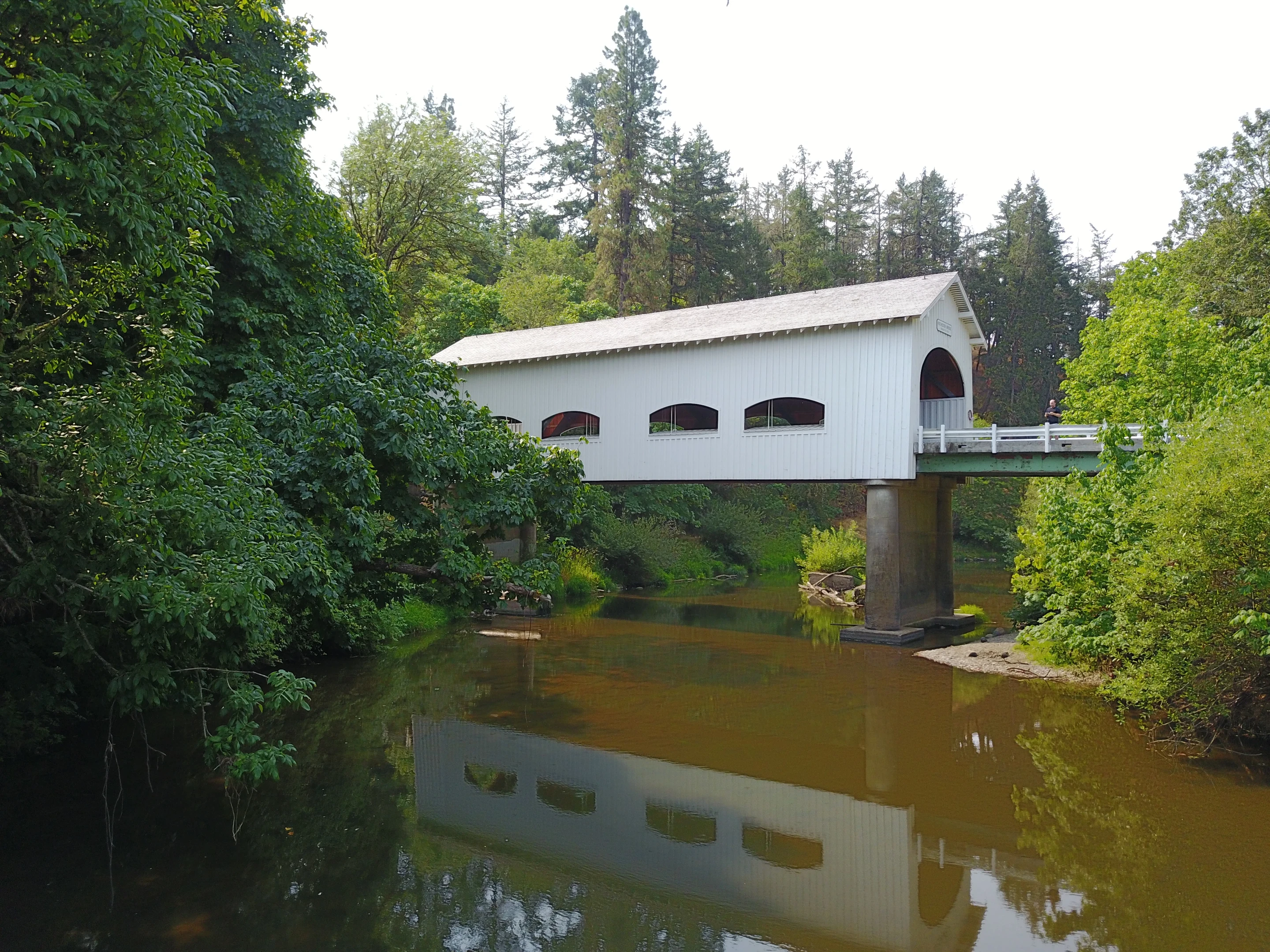 Rochester Bridge — aerial view