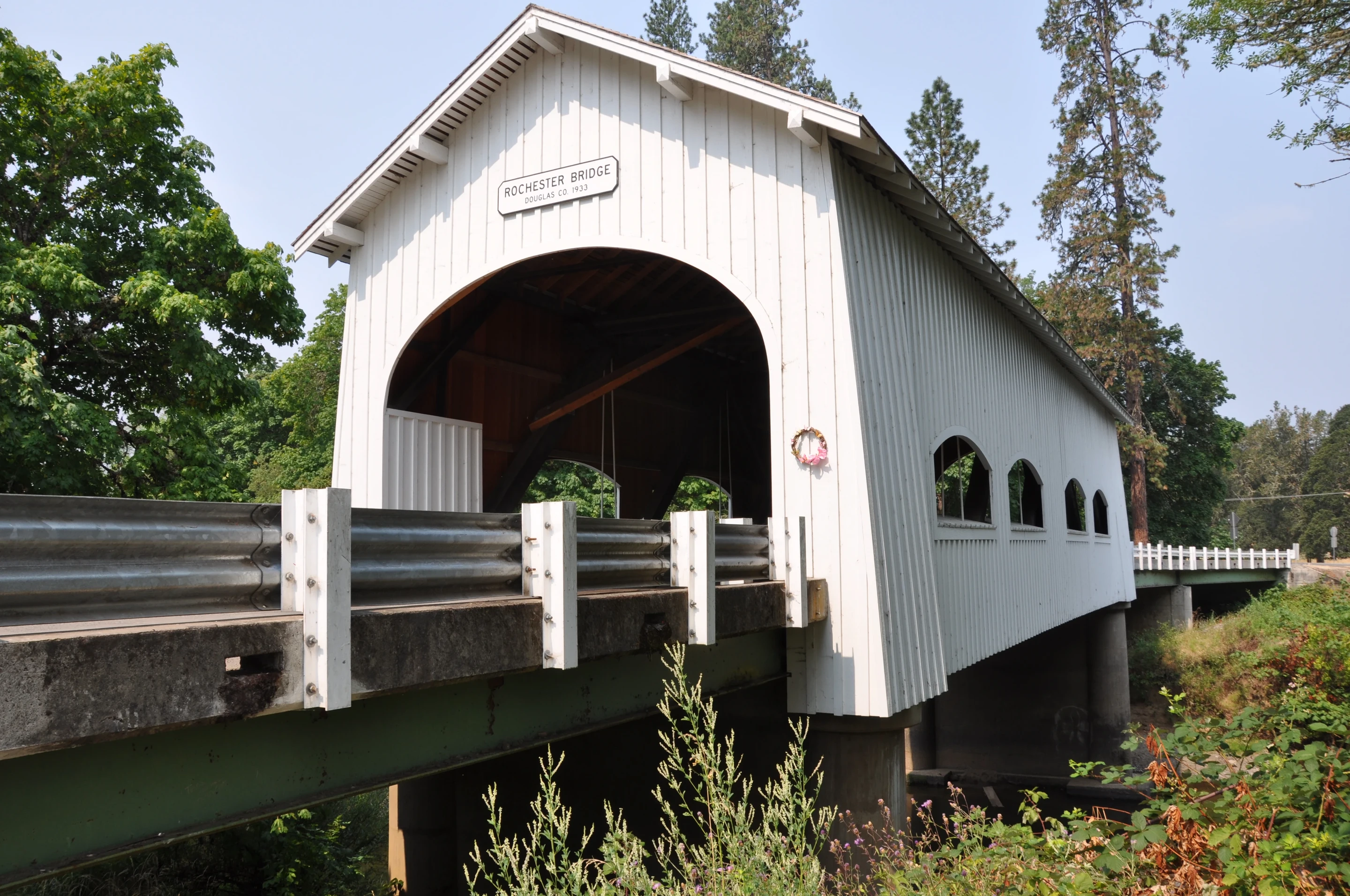 Rochester Bridge — three-quarter view