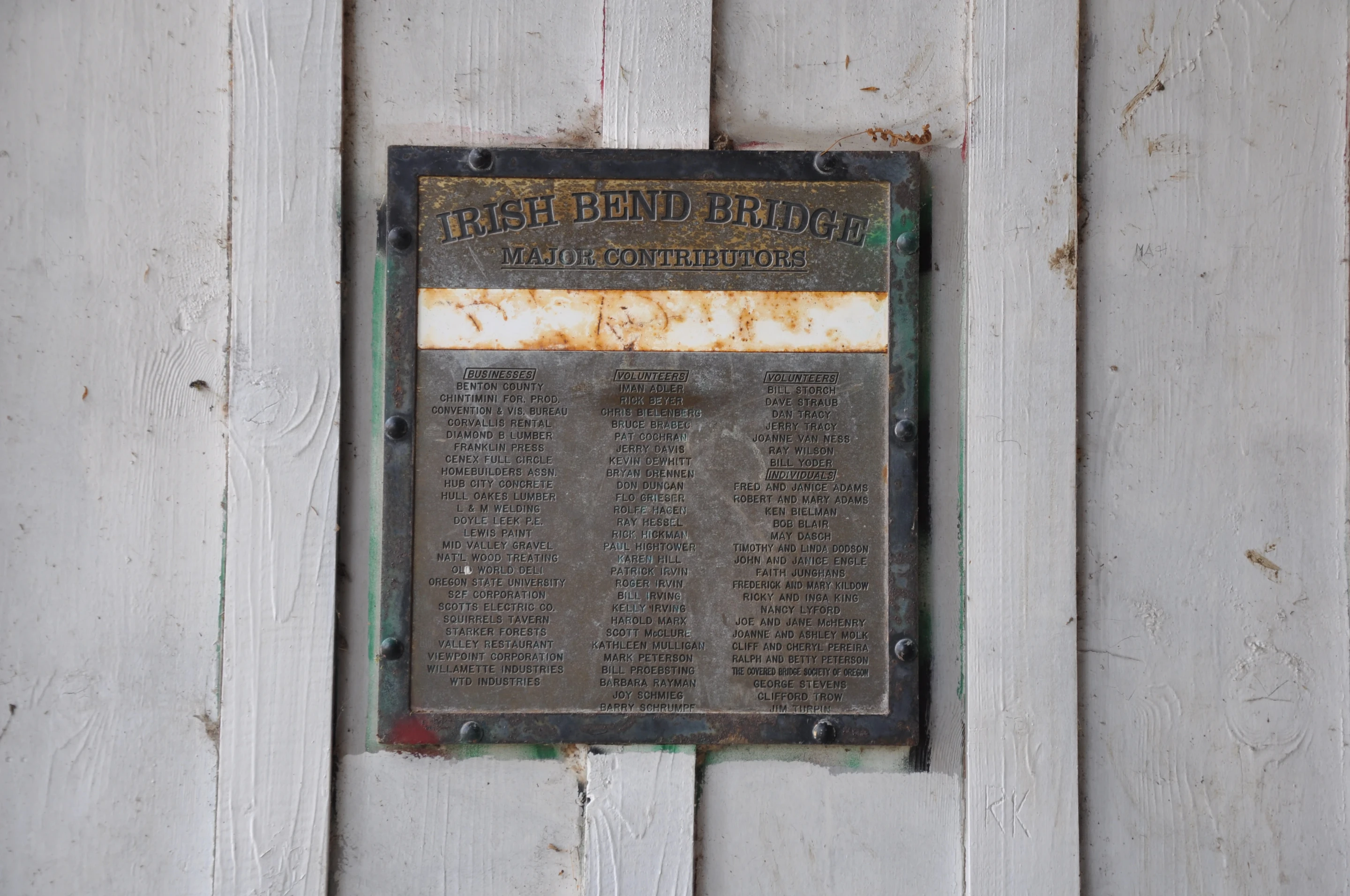 Irish Bend Bridge — side elevation